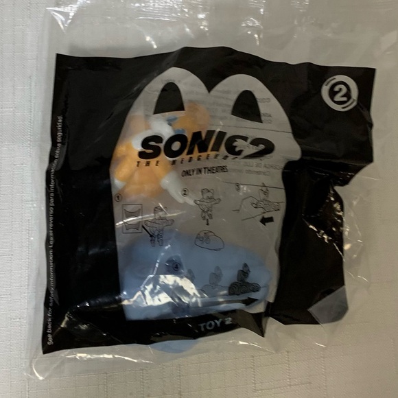 🆕 NIB McDonald Sonic The Hedgehog 2 Happy Meal Toy 2022 #2 Collectible Figurine - Picture 3 of 7